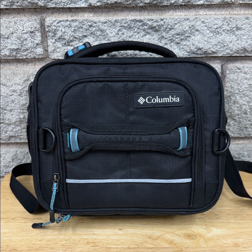 Columbia Black and Blue Insulated Lunch Bag